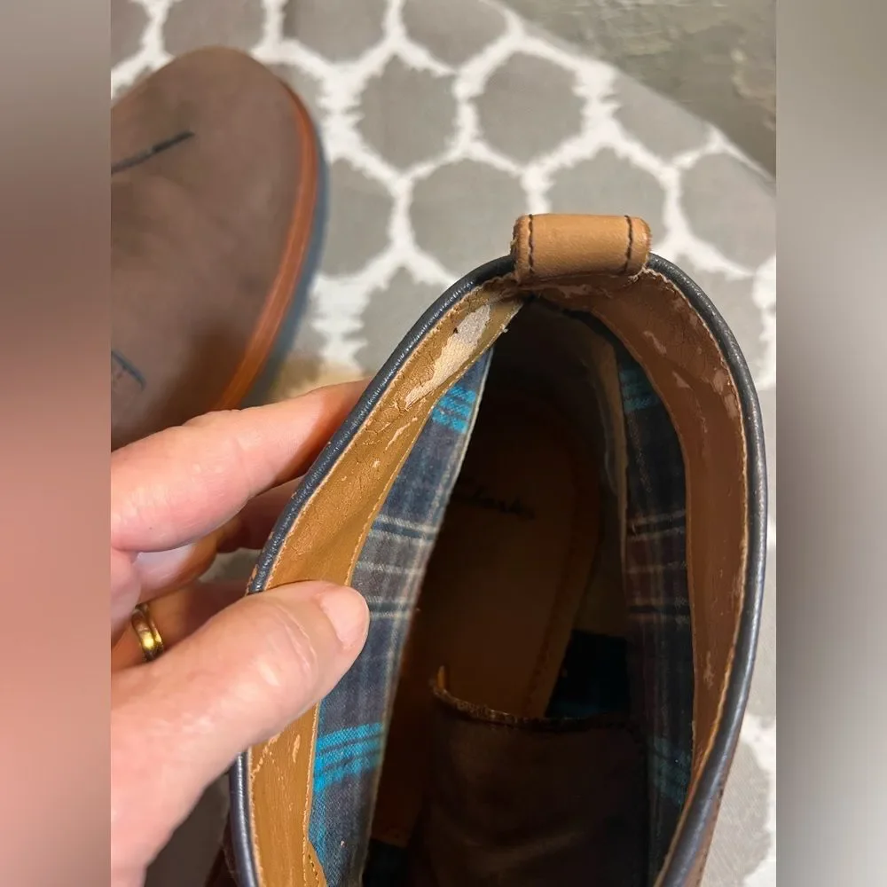 Clarks dark brown